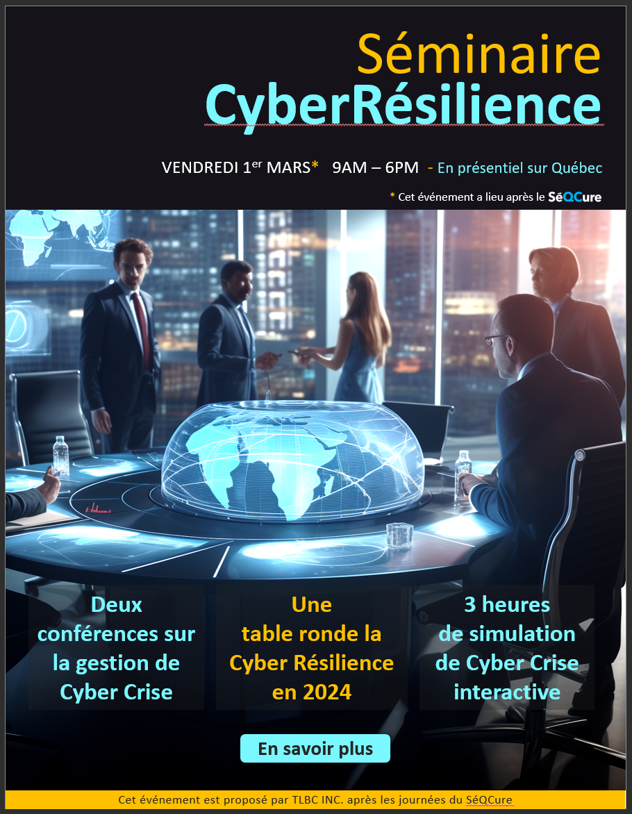 Séminaire CyberRésilience Séminaire CyberRésilience